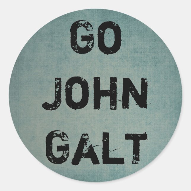 ADESIVO GO JOHN GALT (Frente)