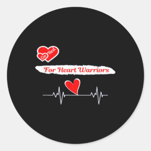 Adesivo Go Red Fevereiro American Heart Health Awarness Mo