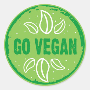 Adesivo Go Vegan