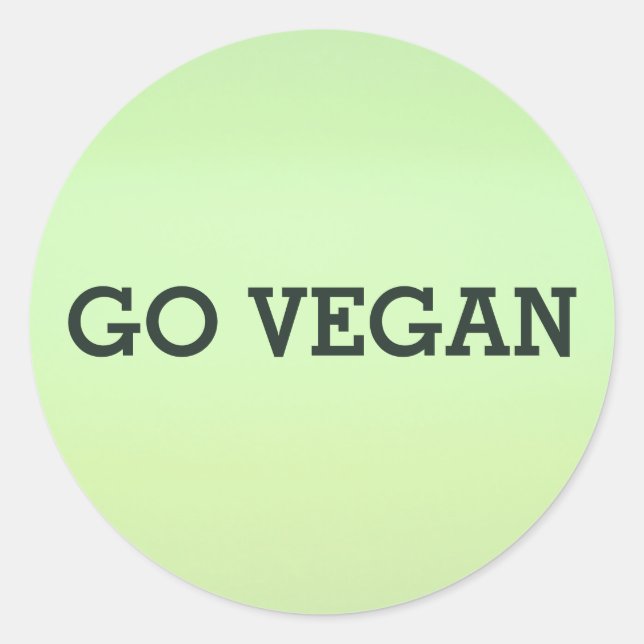 Adesivo Go Vegan Sticker Set (Frente)
