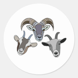Adesivo Goat Animal Funny Goat
