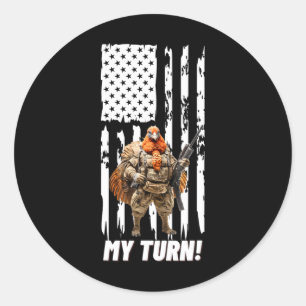 Adesivo Gobble Gobble My Torne Engraçada Bandeira Dos Eua