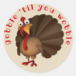 Adesivo Gobble Till You Wobble