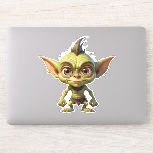 Adesivo Goblin de Cartoon Bonito com Orelhas Pontas