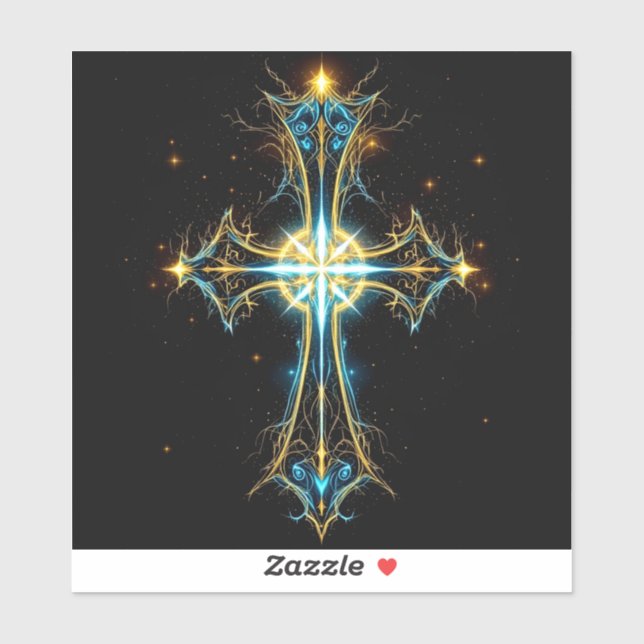 Adesivo God and Jesus  (Folha)