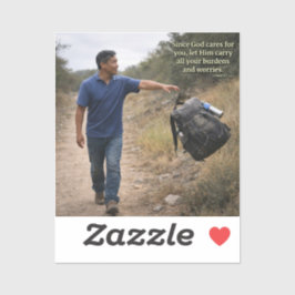 Adesivo God cares for you