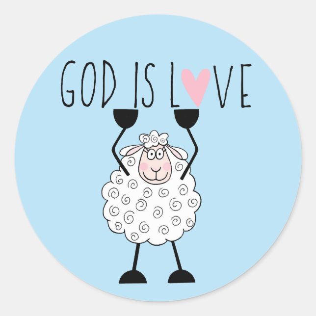 Adesivo “God is Love” (Frente)