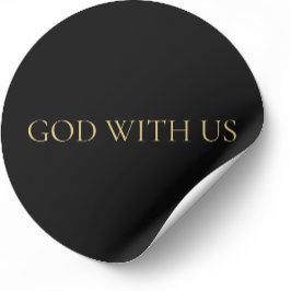 Adesivo GOD WITH US – Christmas Sticker