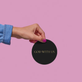 Adesivo GOD WITH US – Christmas Sticker