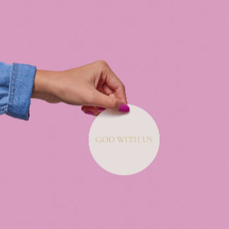 Adesivo God With Us Sticker #2