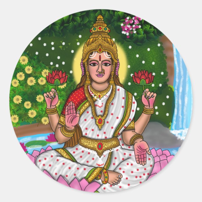 Adesivo Goddess Lakshmi Sticker (Frente)