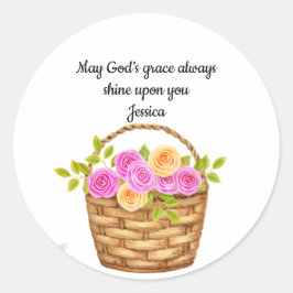 Adesivo God's Grace Round Sticker