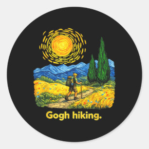 Adesivo Gogh Caminhada Divertido Ao Ar Livre Céu Noturno A