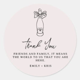 Adesivo Going to the Chapel Coquette Wedding Favor