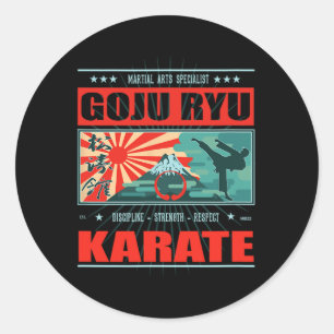 Adesivo Goju Ryu Karate Kanji