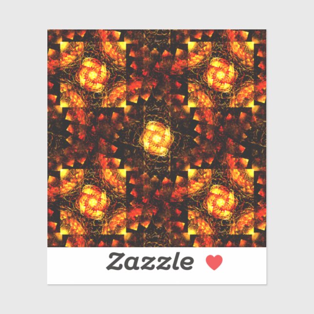 Adesivo Gold Modern Boho Elegant Abstract Art Pattern #506 (Folha)