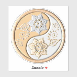 Adesivo Gold & Silver Yin Yang