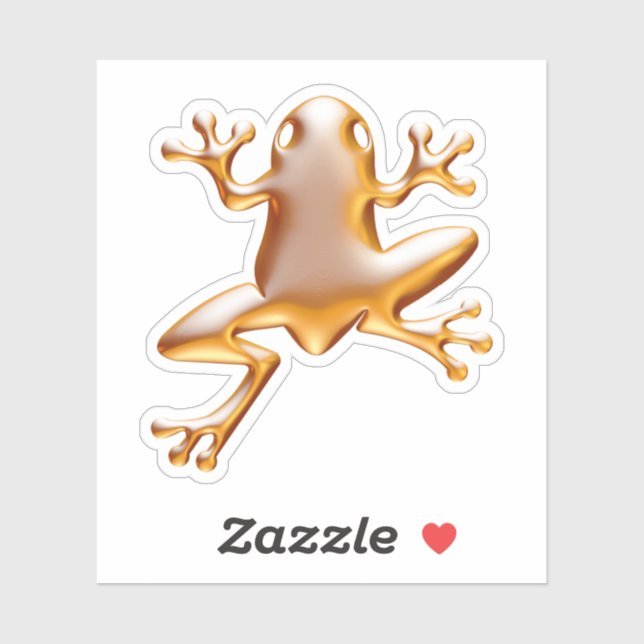 Adesivo Golden Frog (Folha)