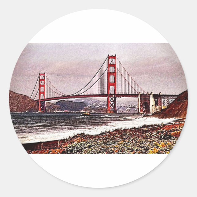 Adesivo Golden Gate (Frente)