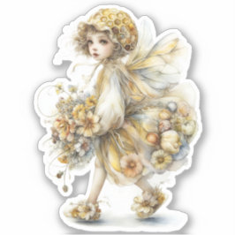 Adesivo Golden Honey Fairy World – Carrying Flowers