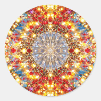 Adesivo Golden Kaleidoscope Mandala – Sparkling Sticker