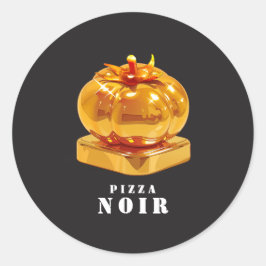 Adesivo Golden Tomato Pizza Restaurant Chic Modern Shop