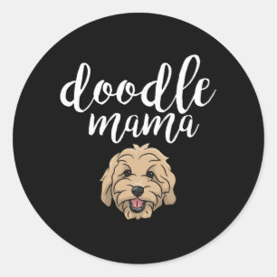 Adesivo Goldendoodle Mama Doodle Mãe