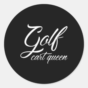 Adesivo Golf Cart Queen Golfer