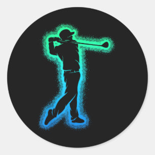 Adesivo Golf Club Golfer Kids Boys Golfing