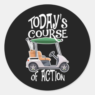 Adesivo Golf Course Golf Cart Life Golfer Aposentado Retir