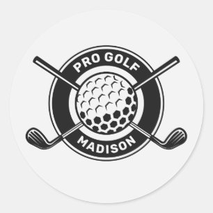 Adesivo Golf de Nome e Texto Personalizado