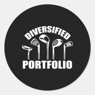Adesivo Golf Diversificado Portfólio Funny Business Entrep