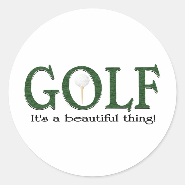 Adesivo Golf É uma coisa bonita (Frente)