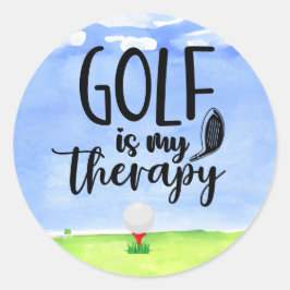 Adesivo Golf Engraçado dizendo para golfista Clássico da B