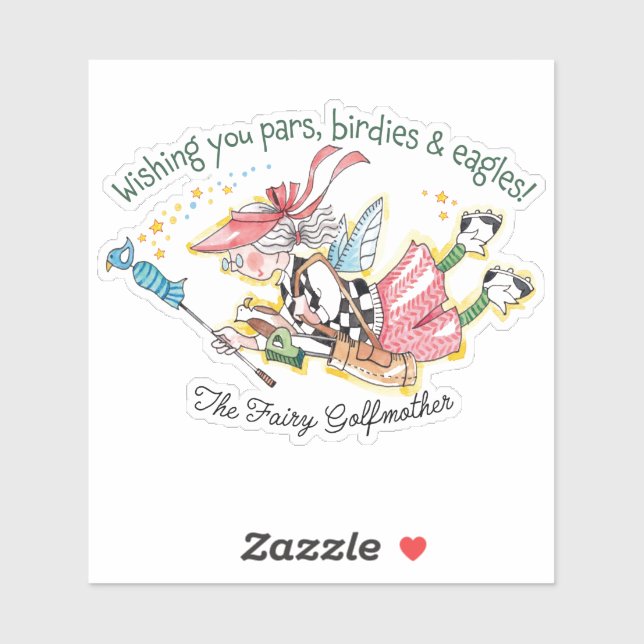 Adesivo Golf Inspiração Fada Golfmães Corta (Folha)