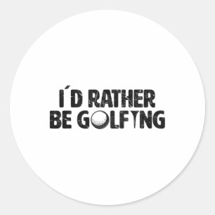 Adesivo Golf I's Preferencialmente Seria Golfe Funny Golf
