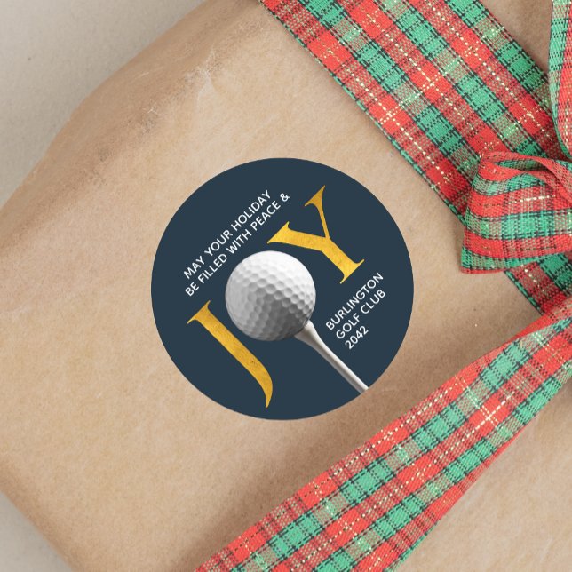 Adesivo Golf Joy & Peace Christmas (Criador carregado)