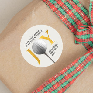 Adesivo Golf Joy & Peace Christmas
