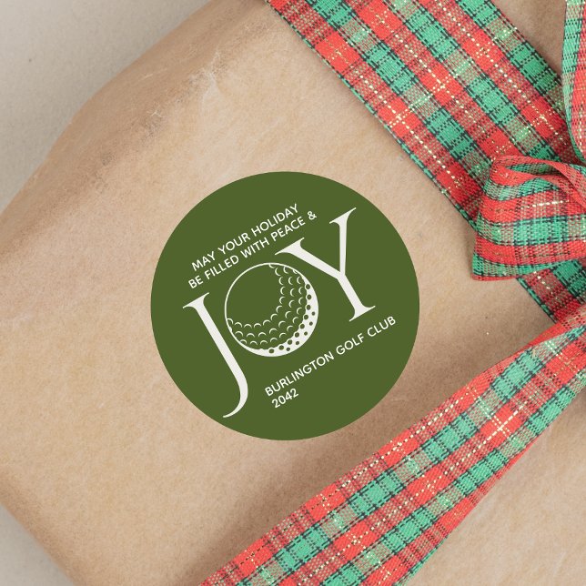Adesivo Golf Joy & Peace Christmas (Criador carregado)