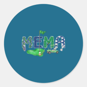 Adesivo Golf Mema Buraco Um 1º