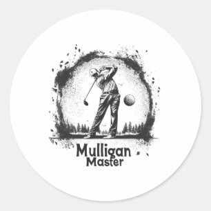 Adesivo Golf Mulligan Master Graphic Camisetas Para Homens