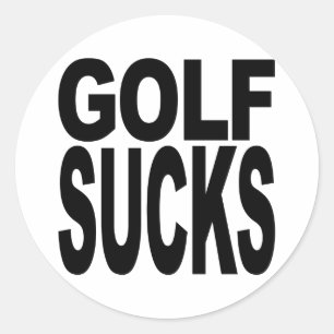 Adesivo Golf Sucks