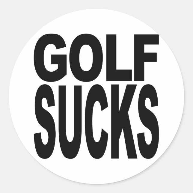 Adesivo Golf Sucks (Frente)