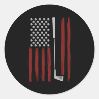 Adesivo Golfe Da Bandeira Americana Para Golfe Golf Club