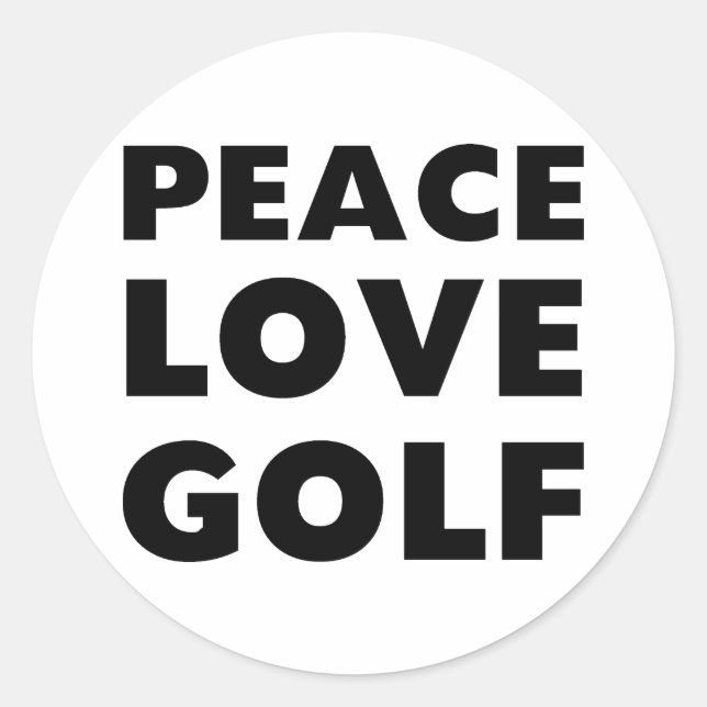 Adesivo Golfe de Amor pela Paz (Frente)