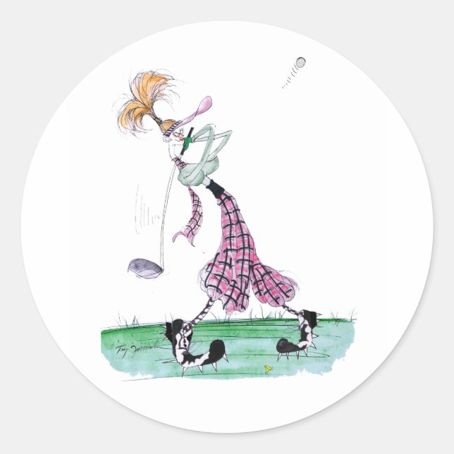 Adesivo golfe de cheio, tony fernandes (Frente)