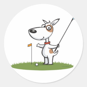 Adesivo Golfe do cão