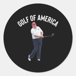 Adesivo Golfe Engraçado Da América Donald Trump Pun