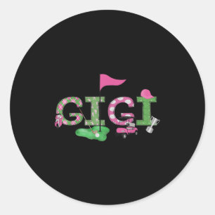 Adesivo Golfe Gigi Nk Buraco Em Um Golfe Menina De 1º Aniv