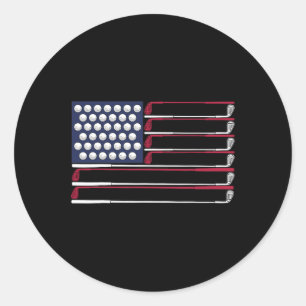 Adesivo Golfe Patriótico Americano 4º De Julho Cérebros De